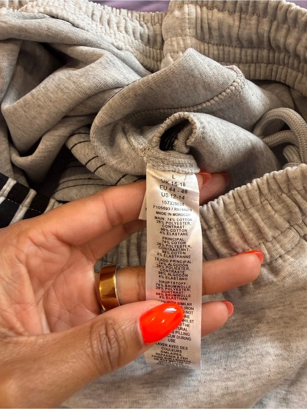 NWT adidas Originals × ASOS Barrel Leg Sweatpants in Gray Size Large